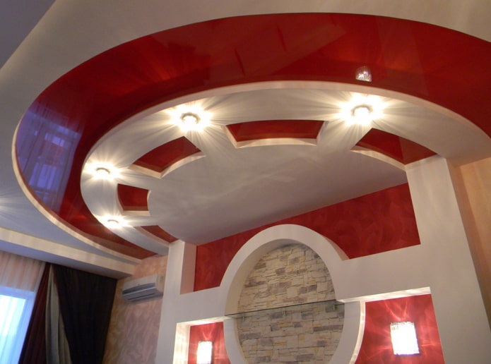 curly ceiling structure in the form of a semicircle curly ceiling structure in the form of a semicircle