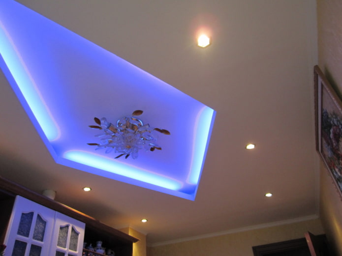 figured ceiling structure with illumination figured ceiling structure with illumination