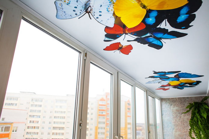 stretch canvas on the loggia stretch canvas on the loggia