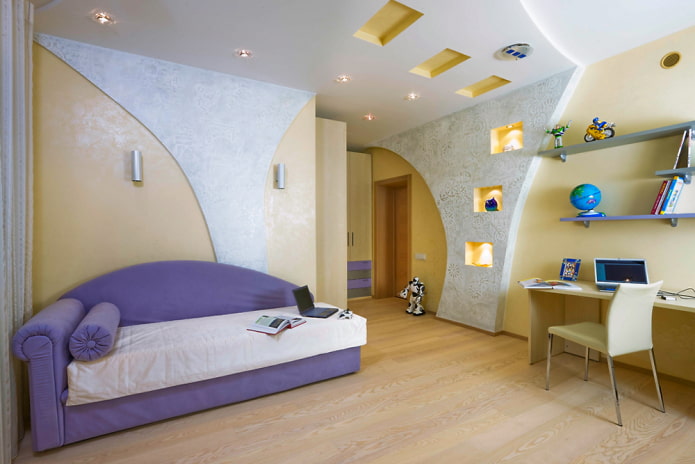 plasterboard construction in the nursery