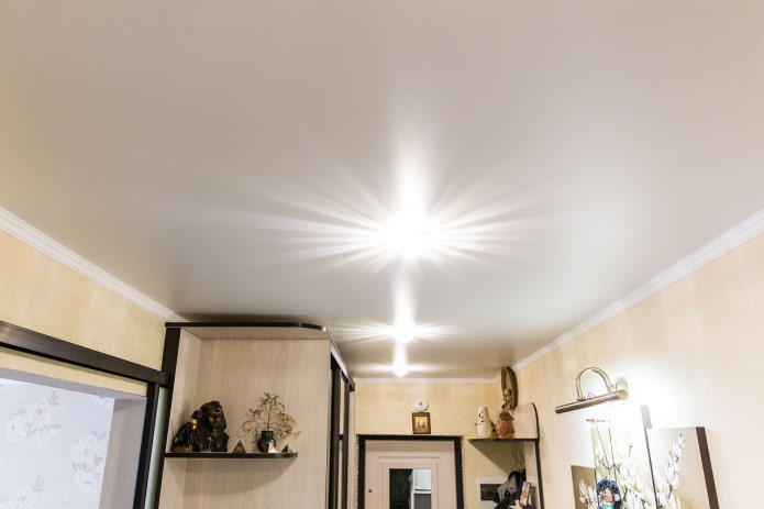 satin stretch fabric in the hallway satin stretch fabric in the hallway