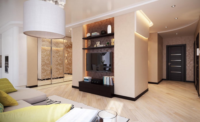 ceiling design in the corridor leading to the living room ceiling design in the corridor leading to the living room