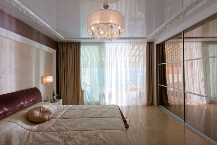 ceiling design in a small bedroom