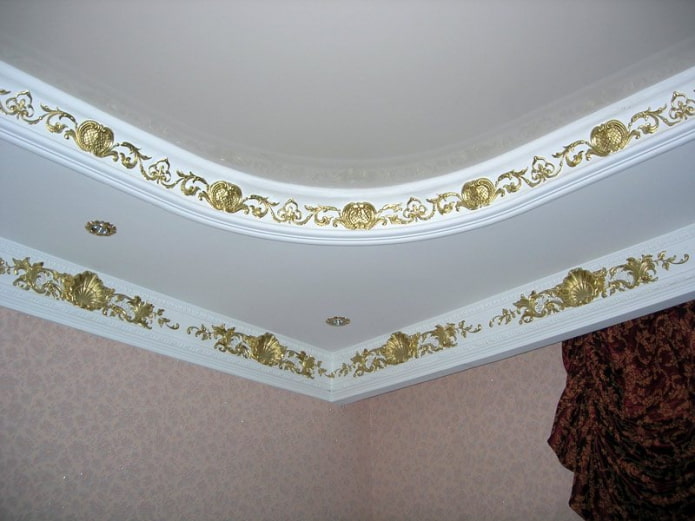 fillets on a two-level ceiling fillets on a two-level ceiling