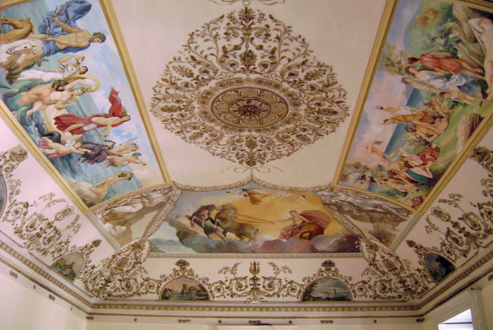 fresco on the ceiling fresco on the ceiling