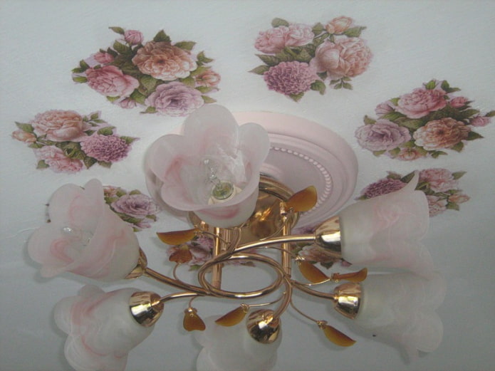 decoupage on the ceiling decoupage on the ceiling