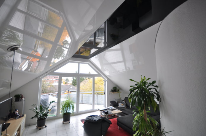 stretch canvas in the attic