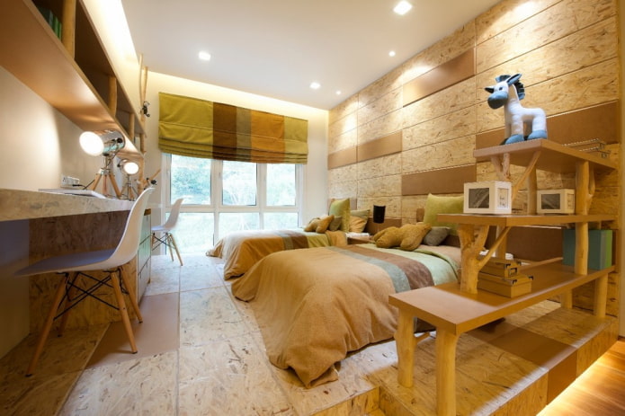 cork wall in the interior of the nursery cork wall in the interior of the nursery