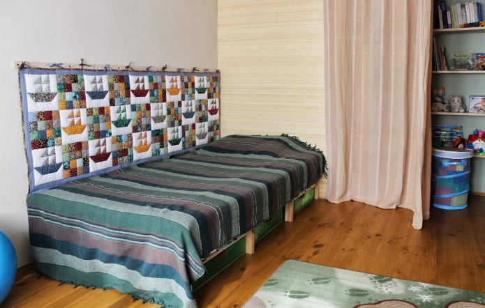 carpet on the wall in the interior of the nursery carpet on the wall in the interior of the nursery