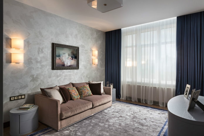 Venetian classic plaster in the interior