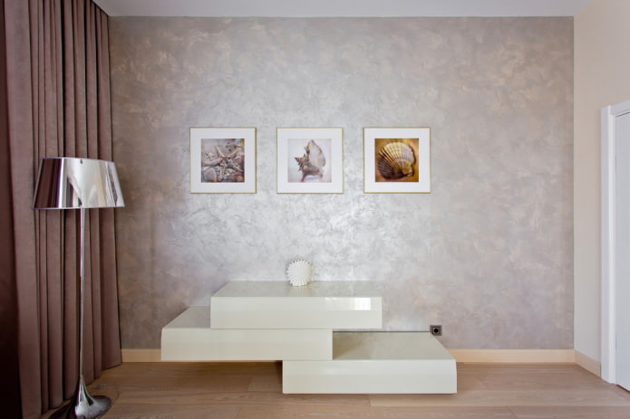mother-of-pearl Venetian decorative plaster
