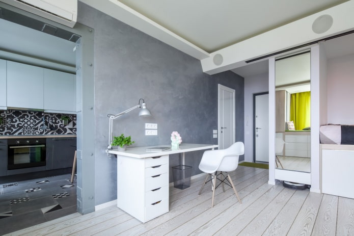 plaster on the walls in the interior plaster on the walls in the interior