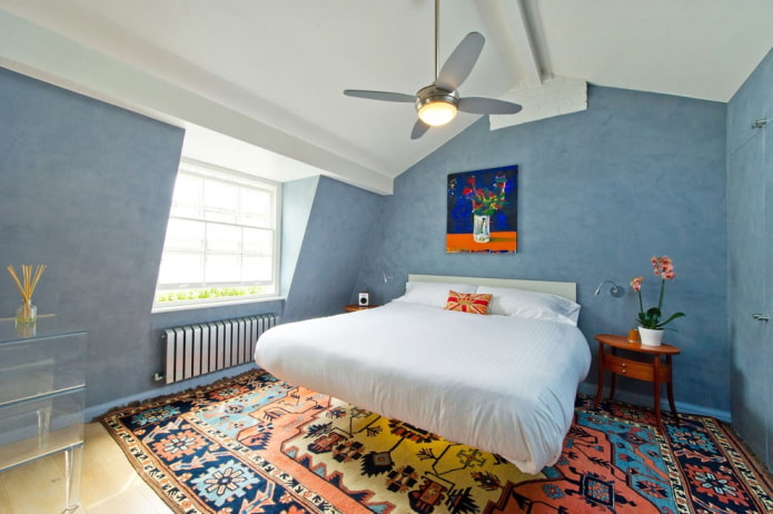 plaster in the interior of the bedroom plaster in the interior of the bedroom