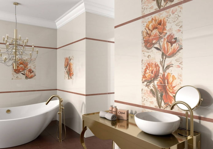 tiles on the walls in the bathroom interior tiles on the walls in the bathroom interior