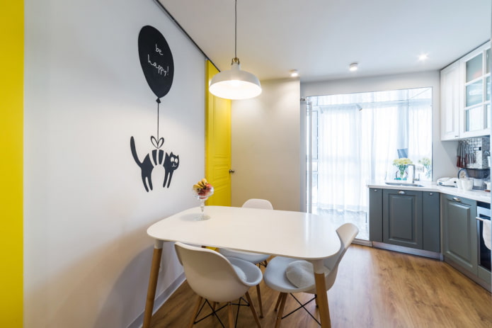 decorative sticker on the wall in the kitchen decorative sticker on the wall in the kitchen