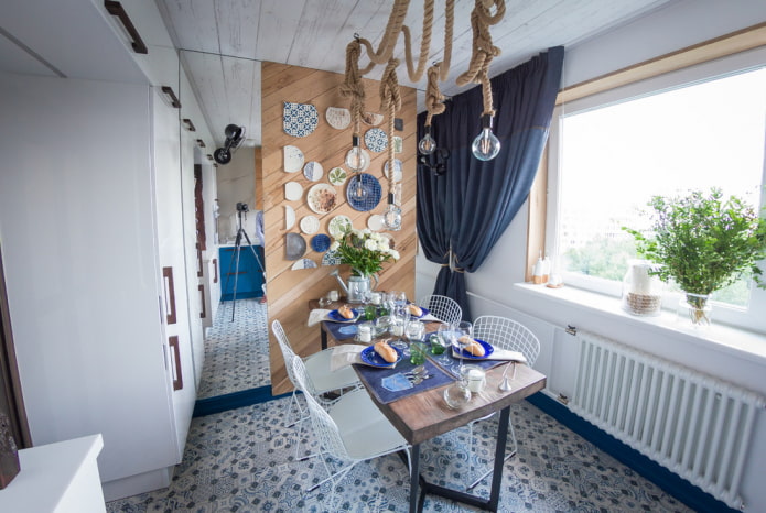 wall design in the dining area wall design in the dining area