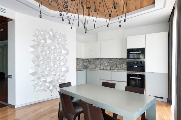 stucco patterns on the wall in the kitchen stucco patterns on the wall in the kitchen