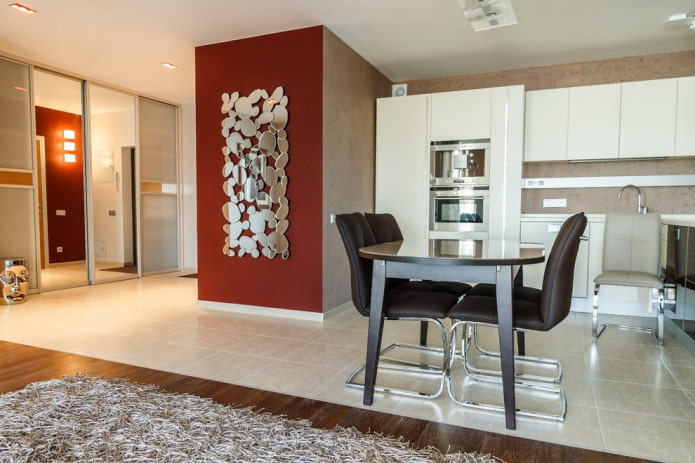 accent wall decor in the interior of the kitchen accent wall decor in the interior of the kitchen