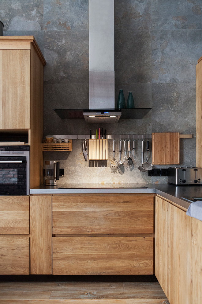 imitation stone in the kitchen imitation stone in the kitchen