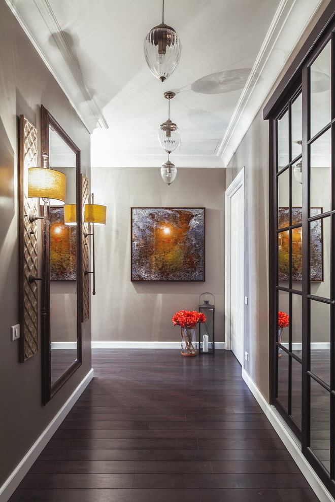 the picture opposite the front door in the hallway