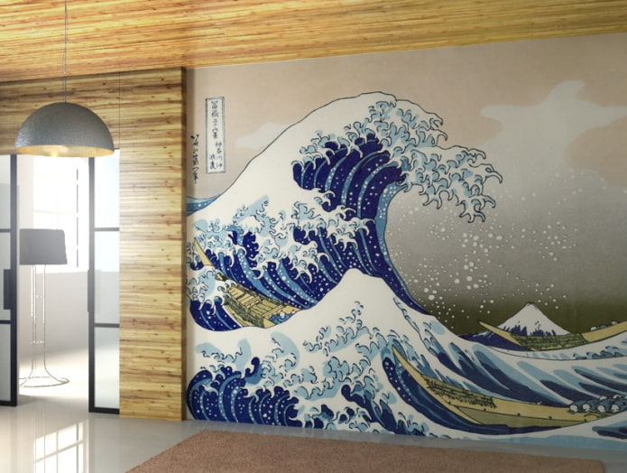 reproduction in the interior of the hallway