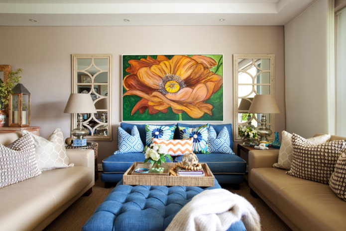 the picture on the wall above the sofa in the interior the picture on the wall above the sofa in the interior