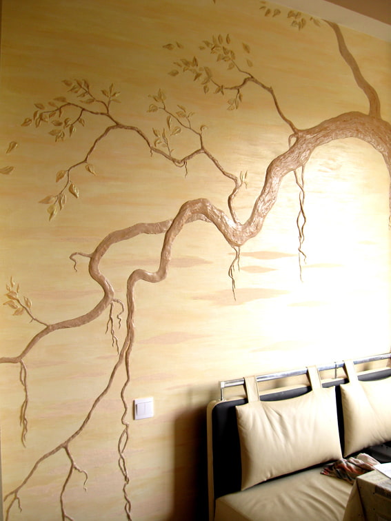 painting from plaster in the interior painting from plaster in the interior