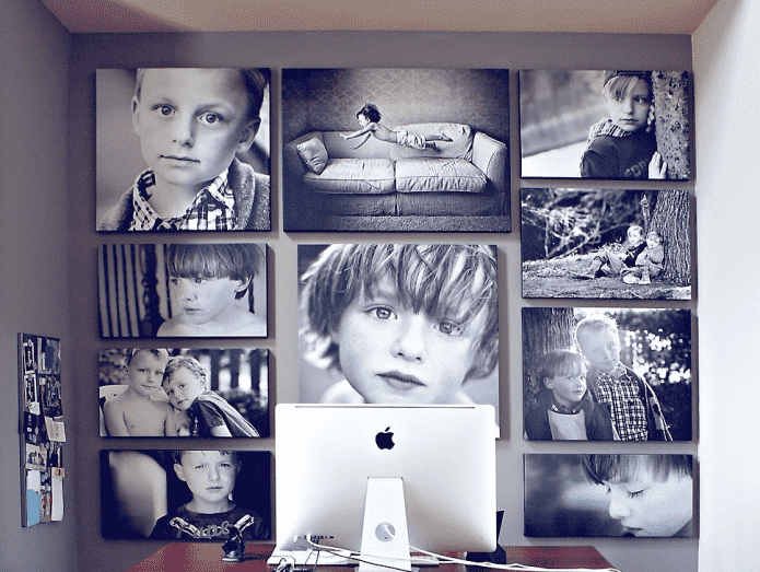 photos without frames in the interior photos without frames in the interior