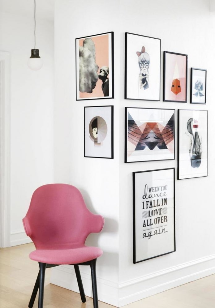 corner decor in the interior