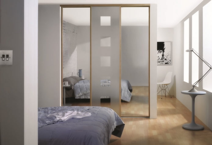 sliding wardrobe in the form of a partition in the interior sliding wardrobe in the form of a partition in the interior