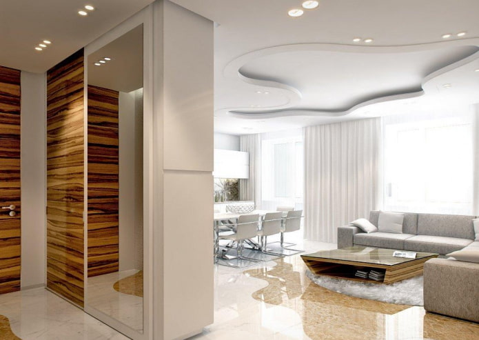 double-sided wardrobe in the form of a partition in the interior double-sided wardrobe in the form of a partition in the interior