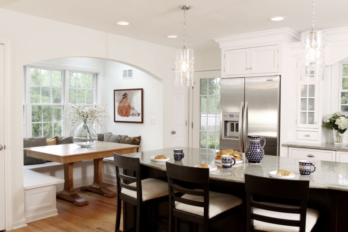 kitchen-dining room zoning option kitchen-dining room zoning option