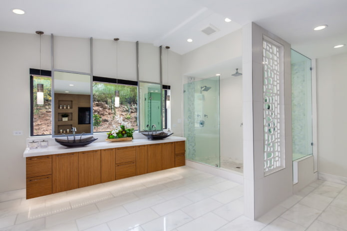 plasterboard partition in the bathroom interior plasterboard partition in the bathroom interior