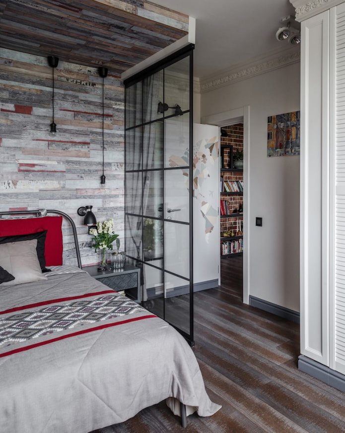 partition in the interior of the bedroom partition in the interior of the bedroom