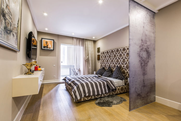 partition in the interior of the bedroom partition in the interior of the bedroom