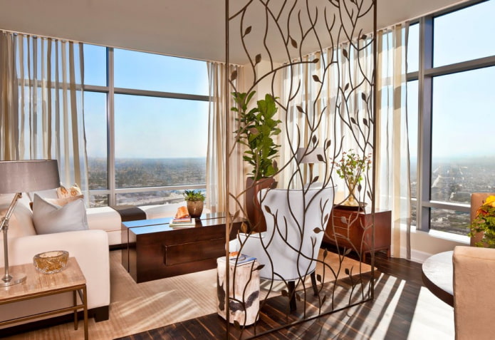 forged partition in the interior forged partition in the interior