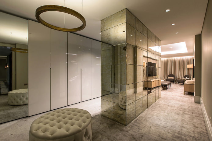 mirror partition in the interior mirror partition in the interior