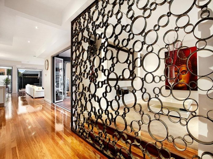 forged partition in the interior forged partition in the interior