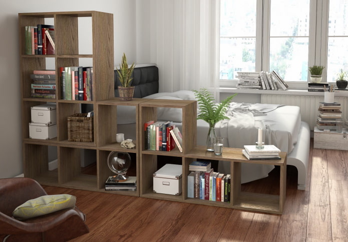 rack-partition in the form of a ladder in the interior rack-partition in the form of a ladder in the interior