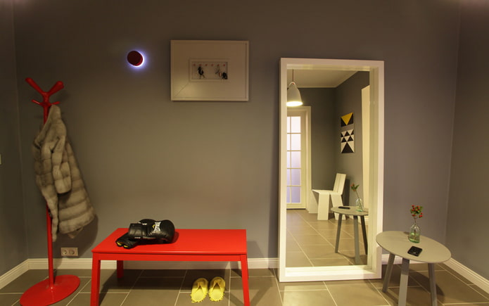 floor mirror in the interior of the hallway floor mirror in the interior of the hallway