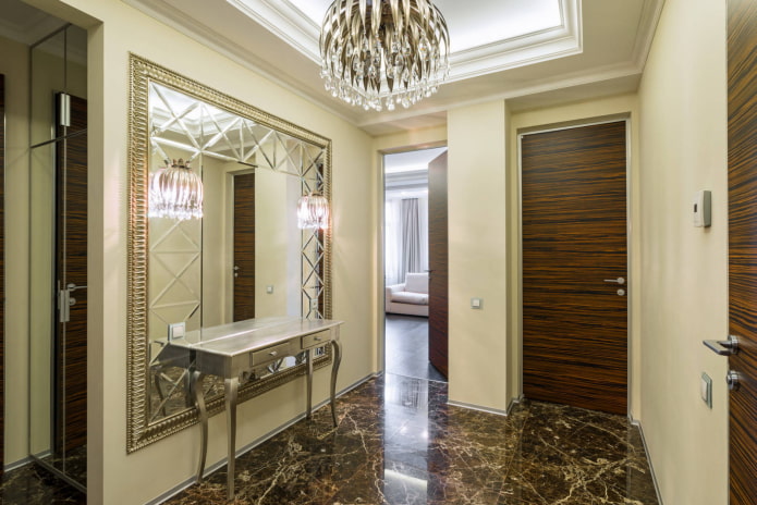 mirror product with a wide facet in the interior mirror product with a wide facet in the interior