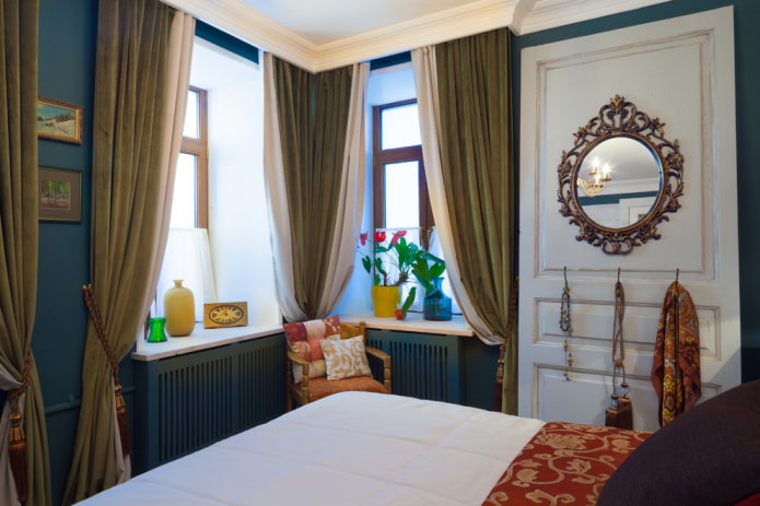 mirror with a hanger in the interior of the bedroom mirror with a hanger in the interior of the bedroom