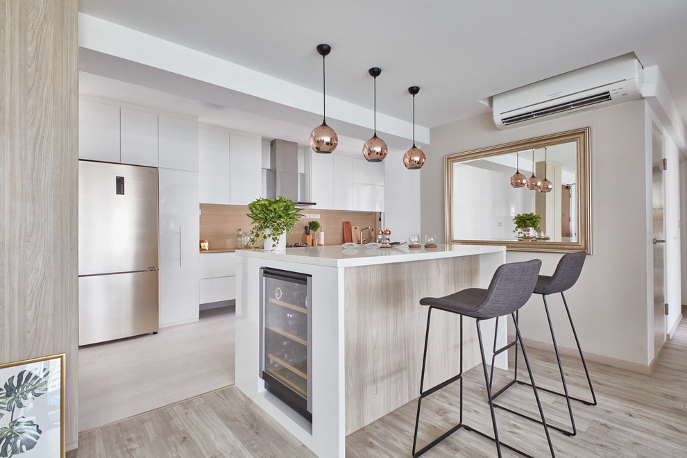 mirror in the kitchen mirror in the kitchen