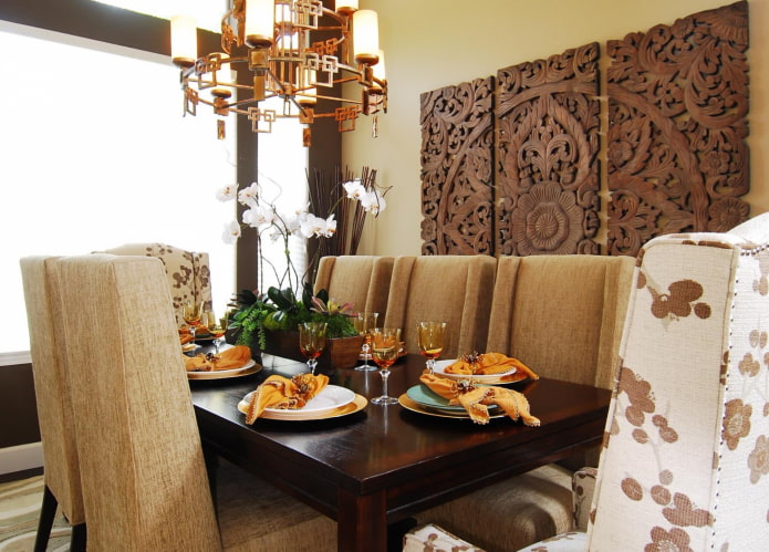 carved panels in the interior of the kitchen carved panels in the interior of the kitchen