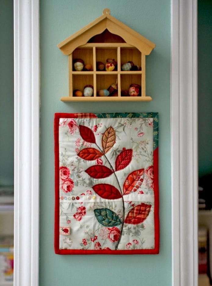 kitchen panel in patchwork technique kitchen panel in patchwork technique