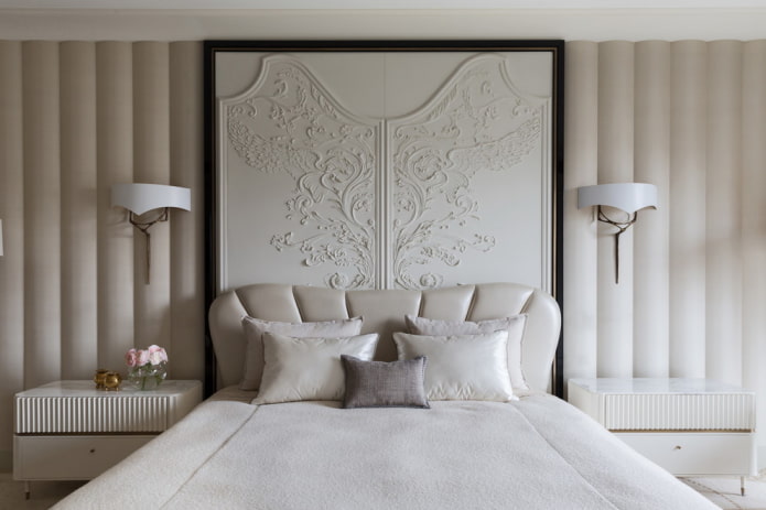 wall panel in the interior of the bedroom wall panel in the interior of the bedroom