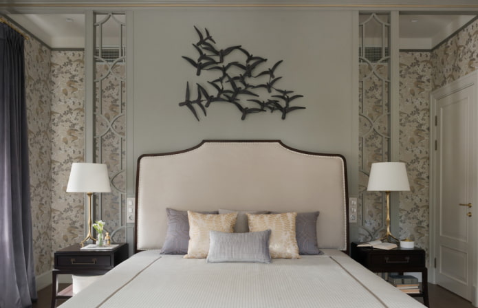 wall panel in the interior of the bedroom wall panel in the interior of the bedroom