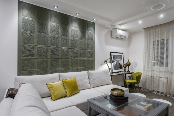 wall panel in the interior of the living room wall panel in the interior of the living room