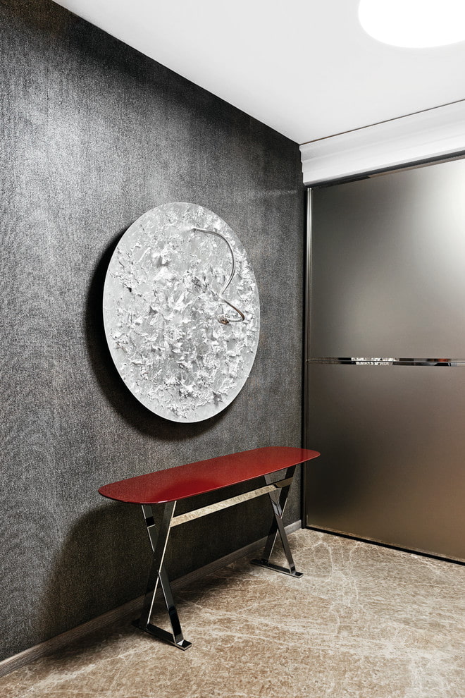 round wall panel in the interior round wall panel in the interior