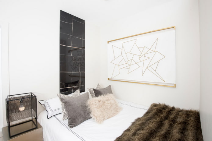 wall panel with abstraction in the interior wall panel with abstraction in the interior